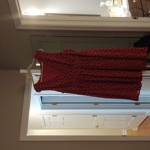 New Adorable Torrid Dress, Pink with Black Butterfly Design, Sleeveless, Lined